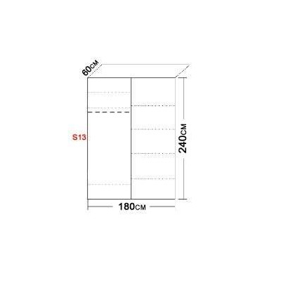 Szafa przesuwna S13