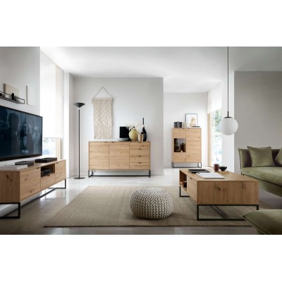Zestaw mebli do salonu AMBRO dąb artisan