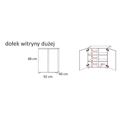 Witryna MARCO 50/200 - wysoki połysk Witryna MARCO 50/200 - wysoki połysk