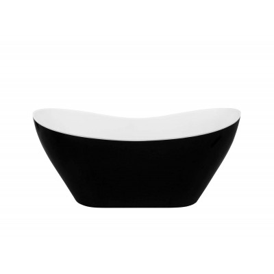 Wanna wolnostojąca LIVIA II czarno-biała