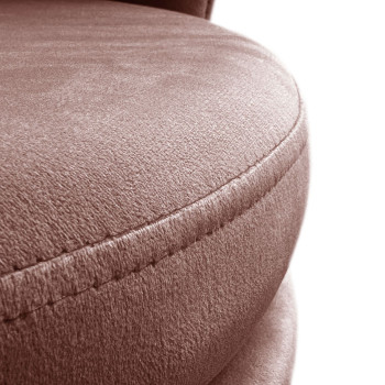 Fotel tapicerowany muszelka SHELLY