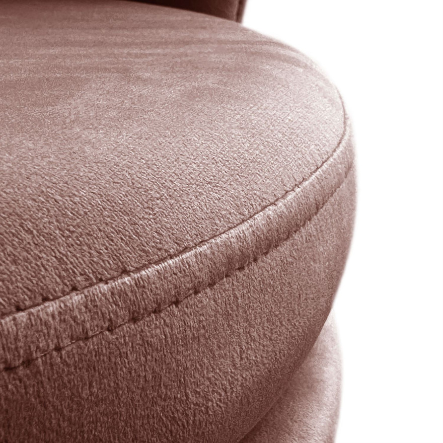 Fotel tapicerowany muszelka SHELLY