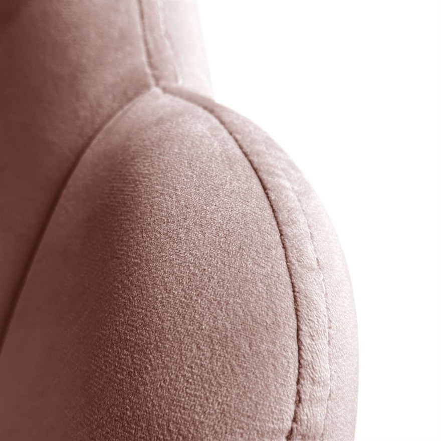 Fotel tapicerowany muszelka SHELLY