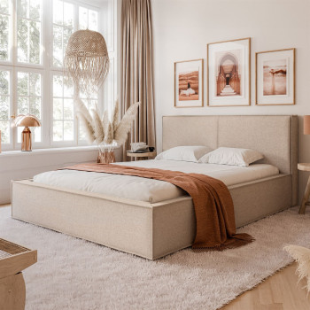 Łóżko tapicerowane SAGE z...