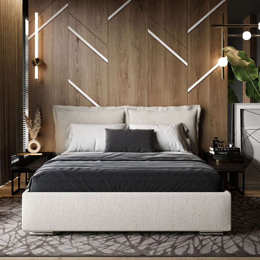 Łóżko tapicerowane VILANO z pojemnikiem - Inari 22