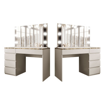 Toaletka AURORA II ELITE KASZMIR z lustrem i oświetleniem