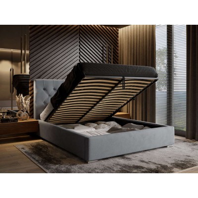 Łoże tapicerowane GLAMOUR jasmine 90