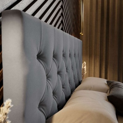 Łoże tapicerowane GLAMOUR jasmine 90