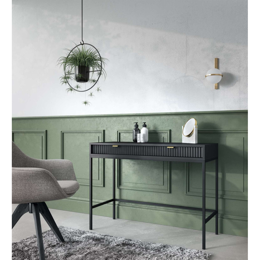 Zestaw mebli do salonu CORTADO czarny mat Zestaw mebli do salonu CORTADO czarny mat