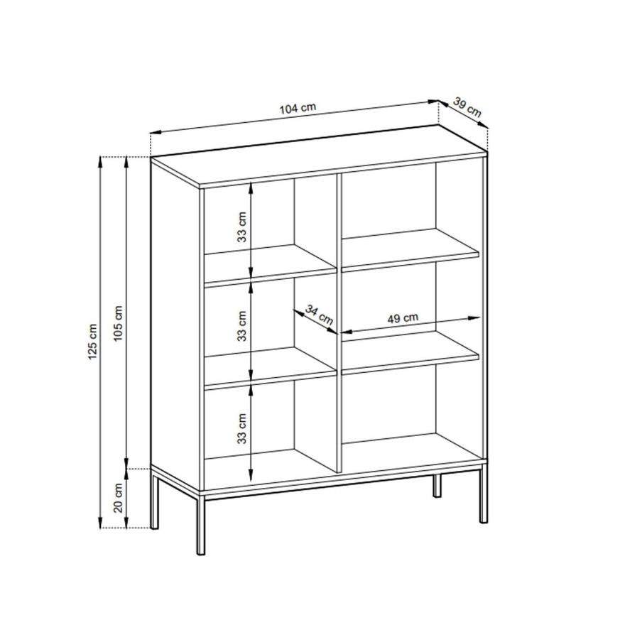Zestaw mebli do salonu CORTADO czarny mat Zestaw mebli do salonu CORTADO czarny mat
