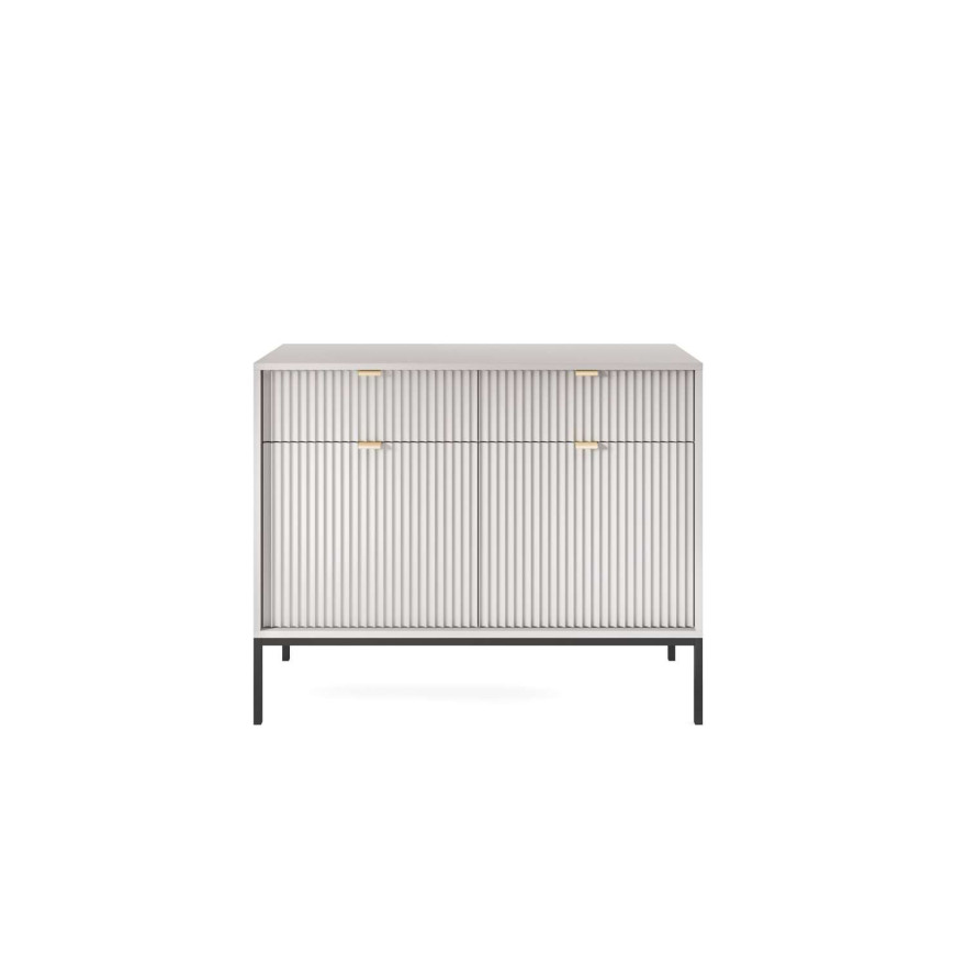 Zestaw mebli do salonu VANO II czarny mat