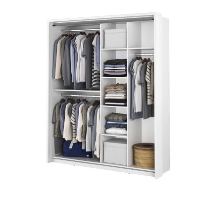 Szafa przesuwna dwudrzwiowa ARTI AR-17 2D z lustrami Szafa przesuwna dwudrzwiowa ARTI AR-17 2D z lustrami