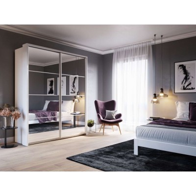 Szafa przesuwna dwudrzwiowa ARTI AR-17 2D z lustrami Szafa przesuwna dwudrzwiowa ARTI AR-17 2D z lustrami