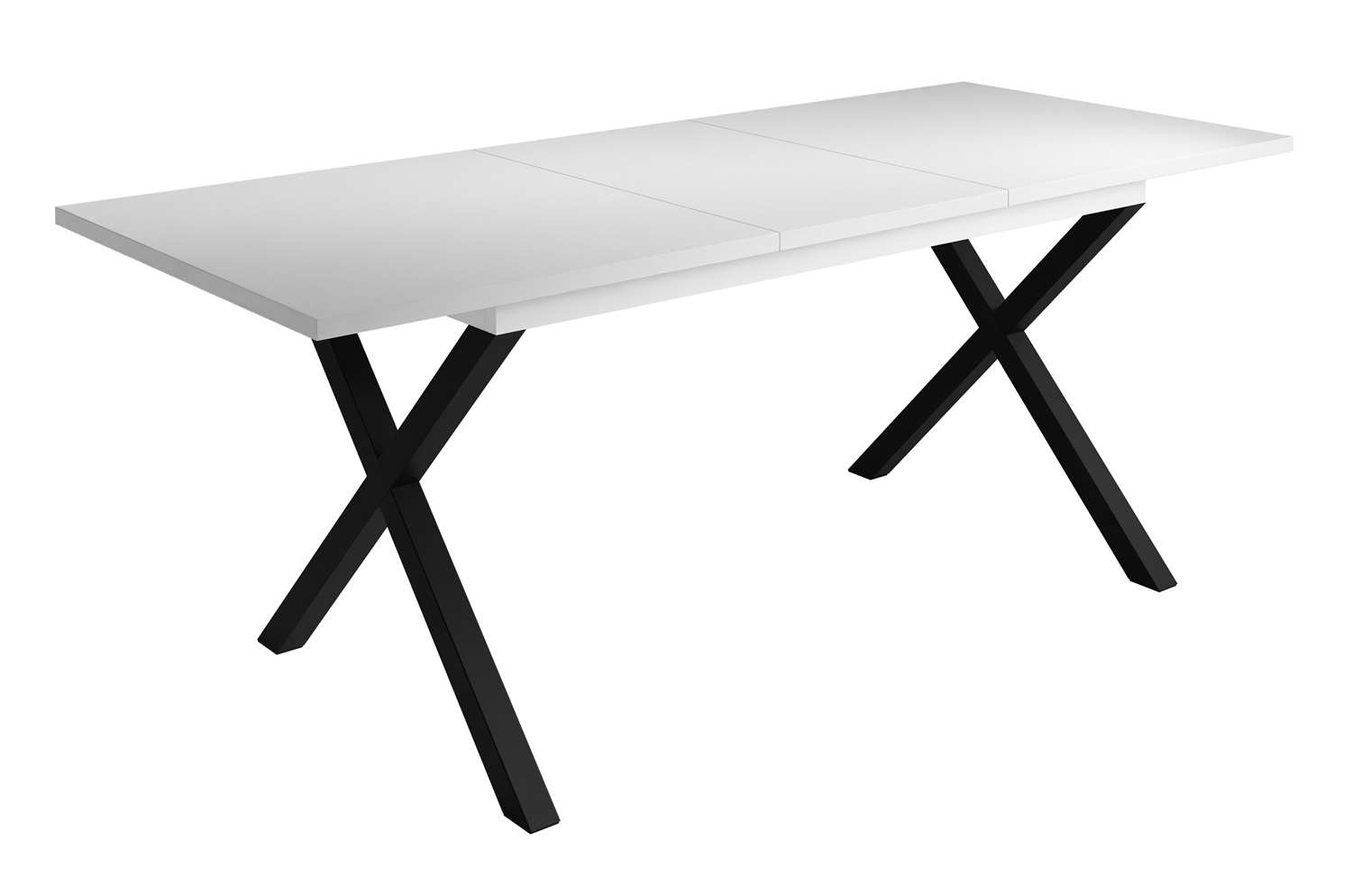 Stół rozkładany X ART biały mat 150-198 cm