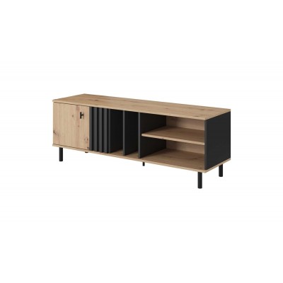 Szafka RTV MADDIE 137 cm dąb artisan antracyt Szafka RTV MADDIE 137 cm dąb artisan antracyt
