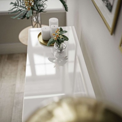 Konsola MODERN 80 cm złoty mat