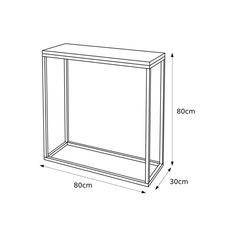 Konsola MODERN GRIGIA 80/100 cm