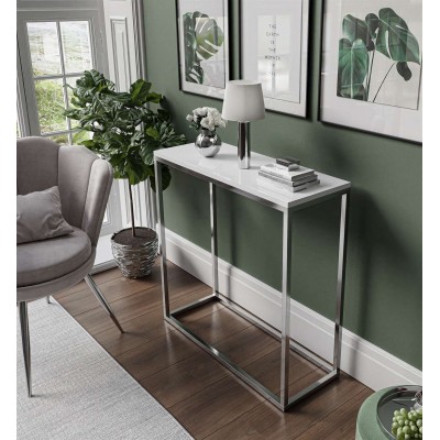 Konsola MODERN II 80/100 cm połysk/chrom Konsola MODERN II 80/100 cm połysk/chrom