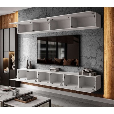 Meblościanka COLGANTE + LED wysoki połysk