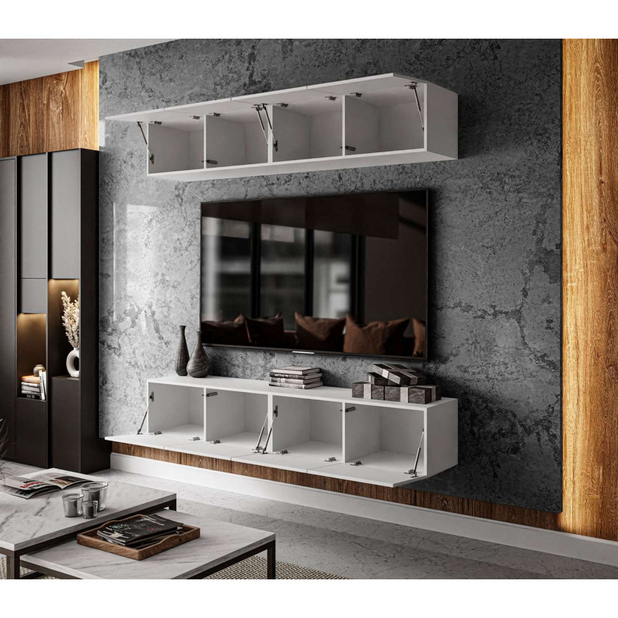 Meblościanka COLGANTE + LED wysoki połysk