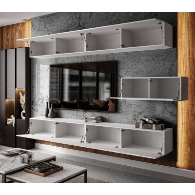 Meblościanka COLGANTE + LED wysoki połysk