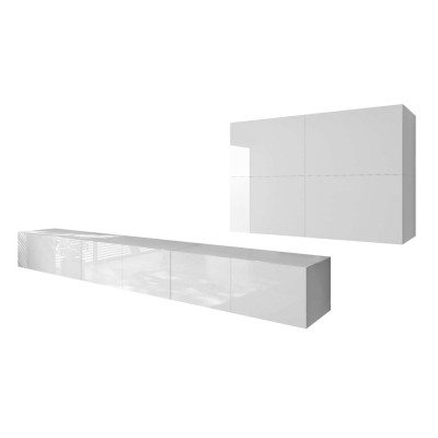 Meblościanka COLGANTE VI + LED wysoki połysk