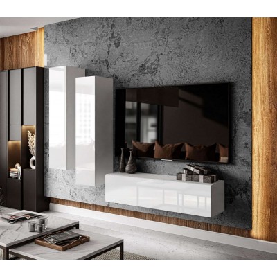 Meblościanka COLGANTE VII LED wysoki połysk