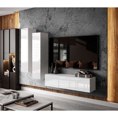 Meblościanka COLGANTE VII LED wysoki połysk