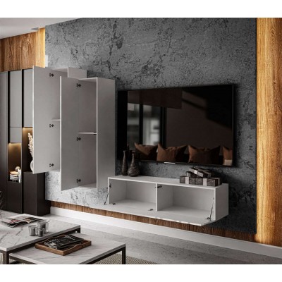 Meblościanka COLGANTE VII LED wysoki połysk