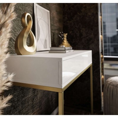 Konsola BLANCO GOLD na stelażu