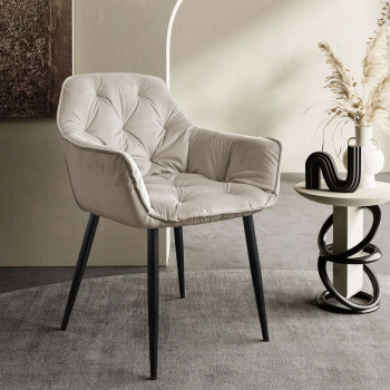 Krzesło pikowane tapicerowane TOKIO