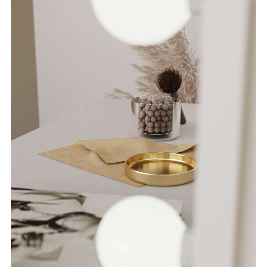 Toaletka ELLIE z lustrem i oświetleniem