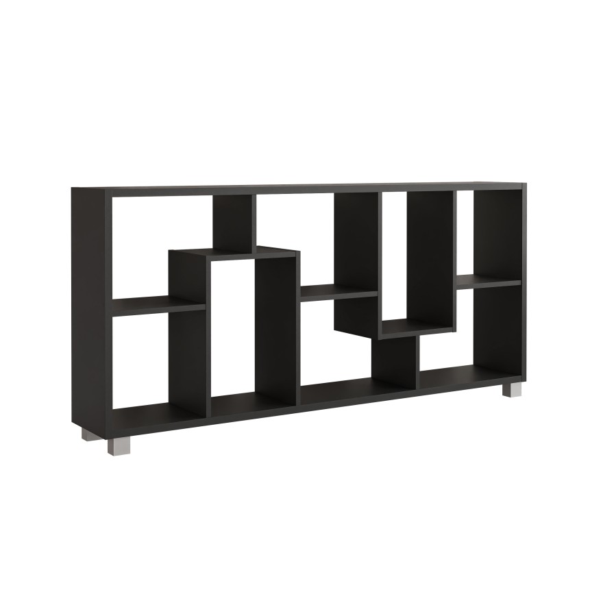 Regał stojący ZICK ZACK czarny mat