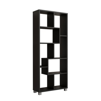 Regał stojący ZICK ZACK czarny mat