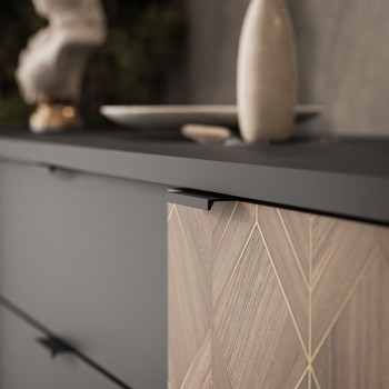 Komoda dwudrzwiowa LIAM z szufladami