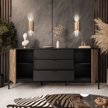 Komoda dwudrzwiowa LIAM z szufladami