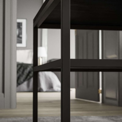 Ława NOVA z półką ciemny beton Ława NOVA z półką ciemny beton