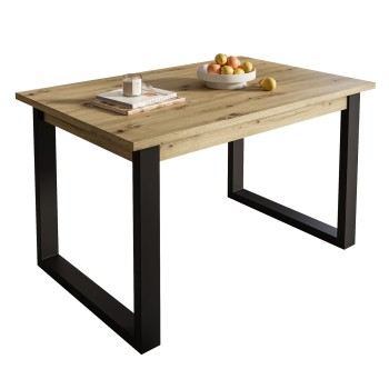 Stół ART 125 cm nierozkładany dąb artisan/stirling/wotan