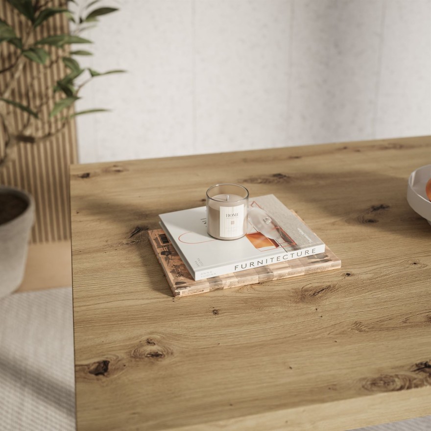 Stół ART 125 cm nierozkładany dąb artisan/stirling/wotan