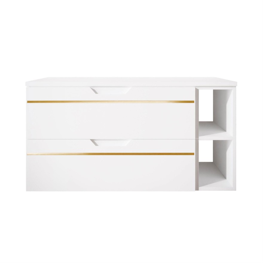 Szafka pod umywalkę OPIUM II 80 cm z regałem