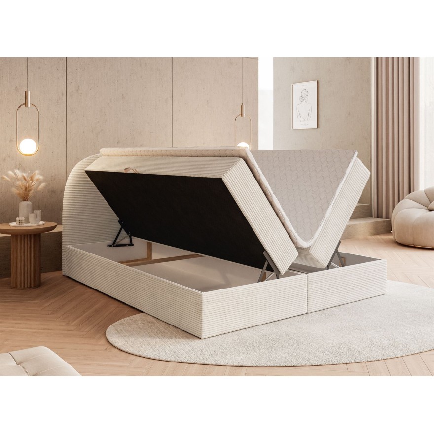 Łóżko kontynentalne ALLURE z pojemnikiem na pościel