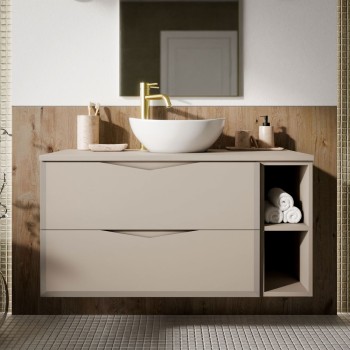 Szafka pod umywalkę MIRA II 80 cm z regałem