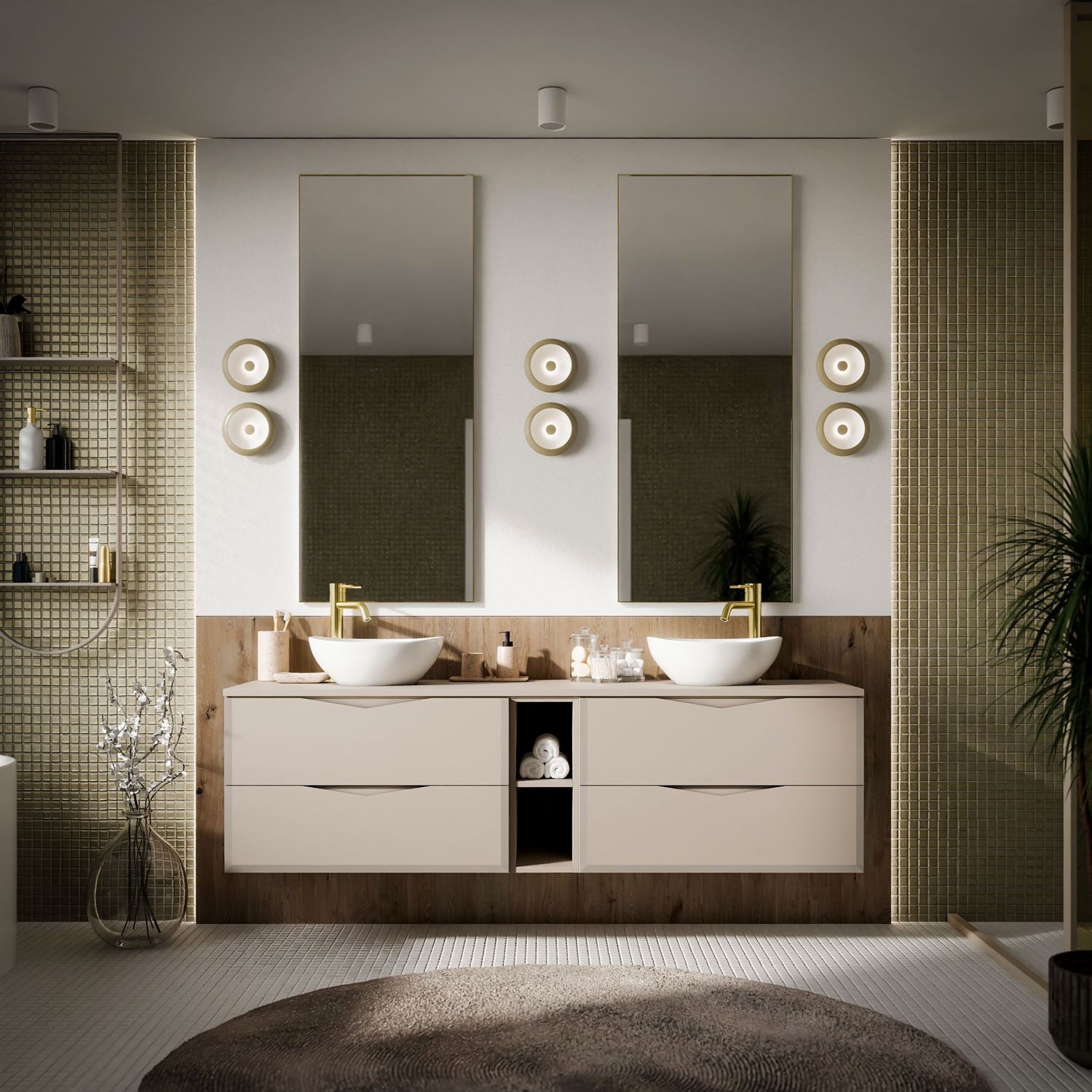 Szafka łazienkowa MIRA III 140 cm