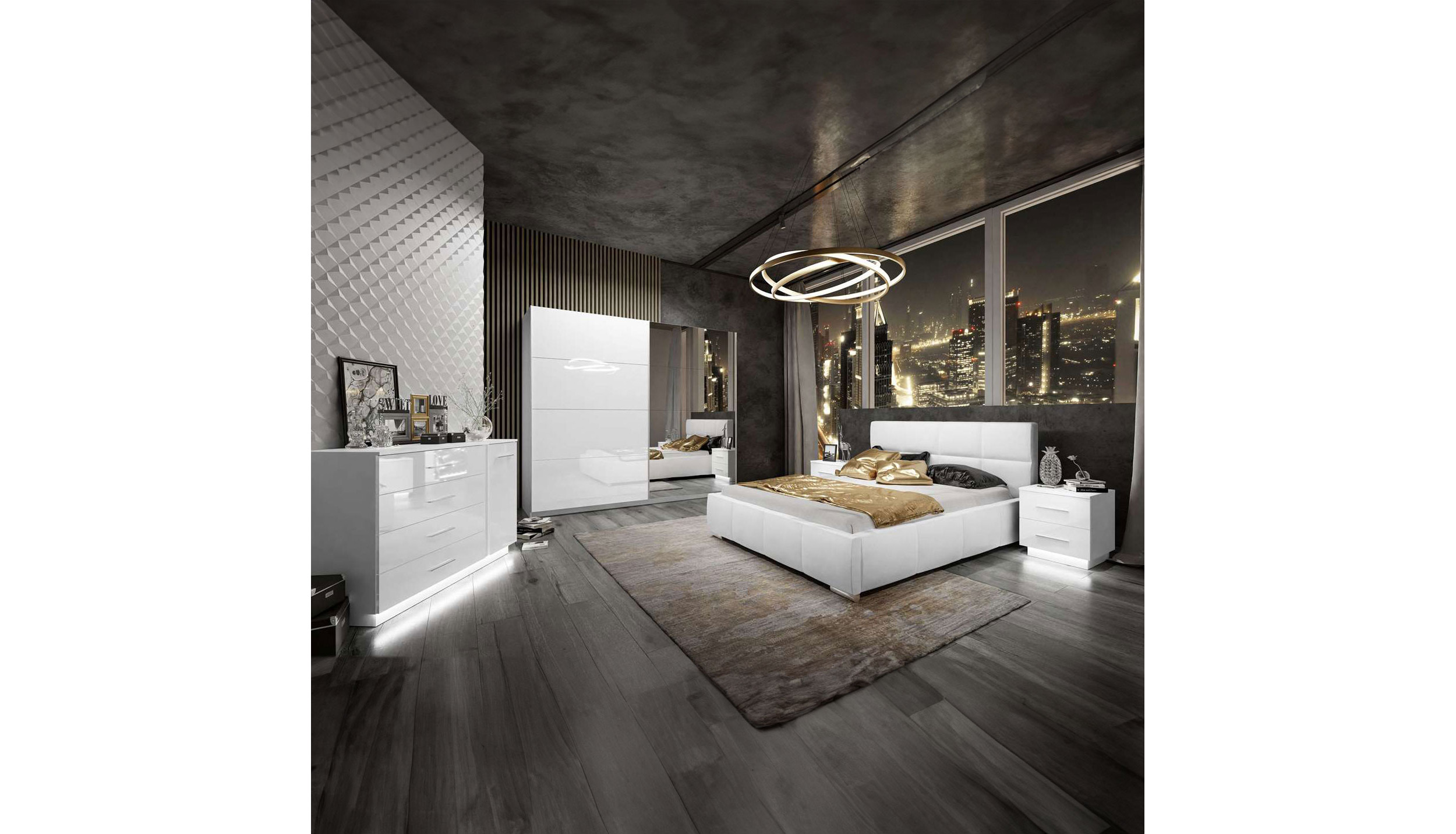 Sypialnia LINA III WHITE