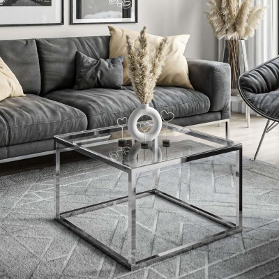 Stolik kawowy Yoshi Chrom wysoki połysk