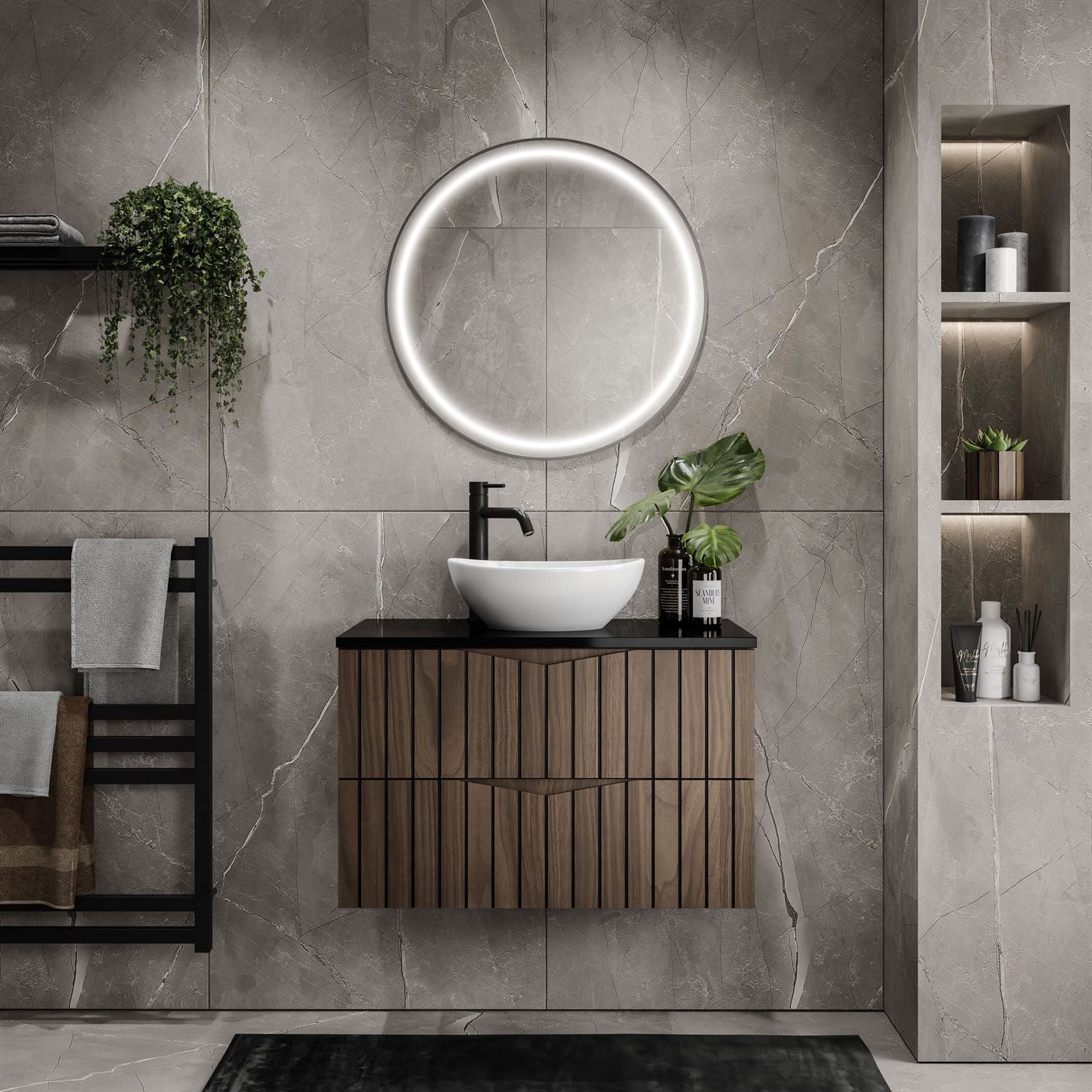 Szafka pod umywalkę HIKARI II 80 cm