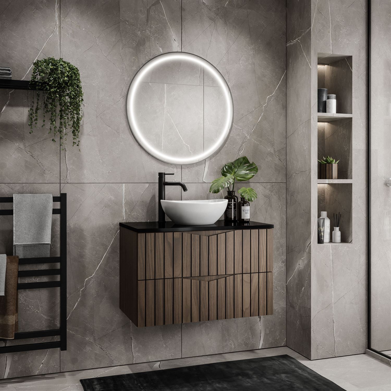 Szafka pod umywalkę HIKARI II 80 cm