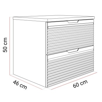 Szafka łazienkowa ARTEMIS I 60 cm