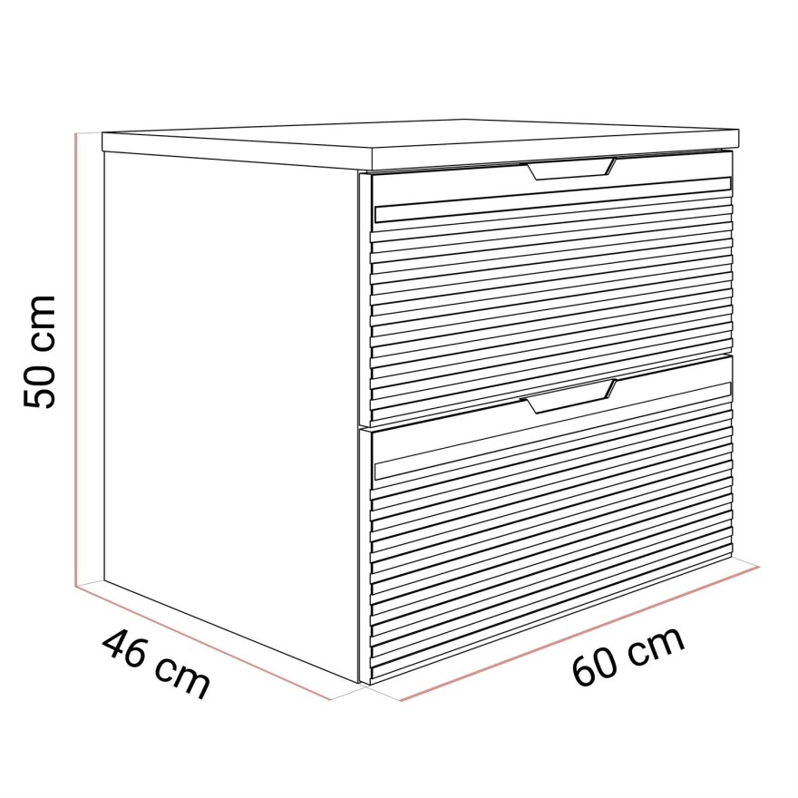 Szafka łazienkowa ARTEMIS I 60 cm