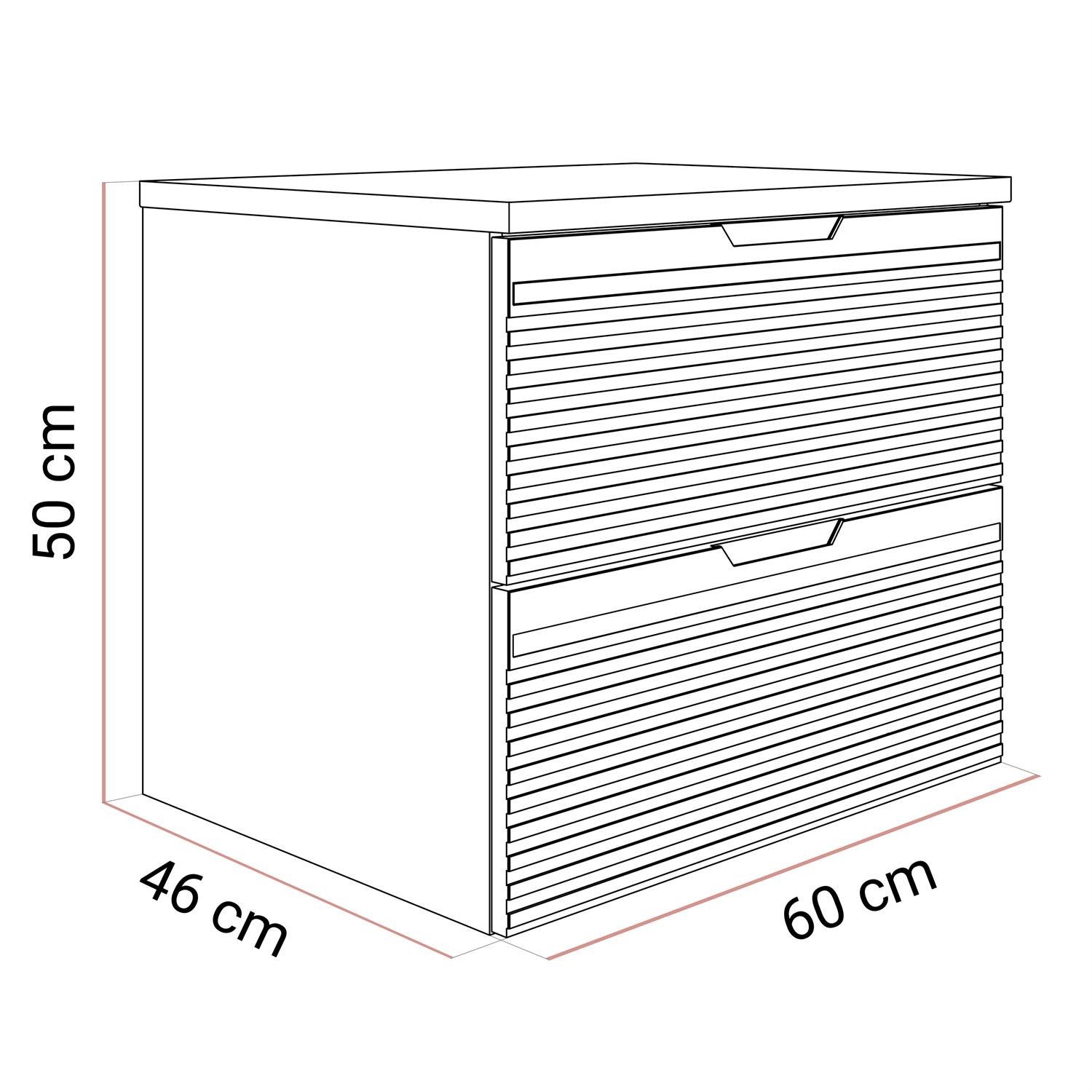 Zestaw łazienkowy ARTEMIS I 60 cm